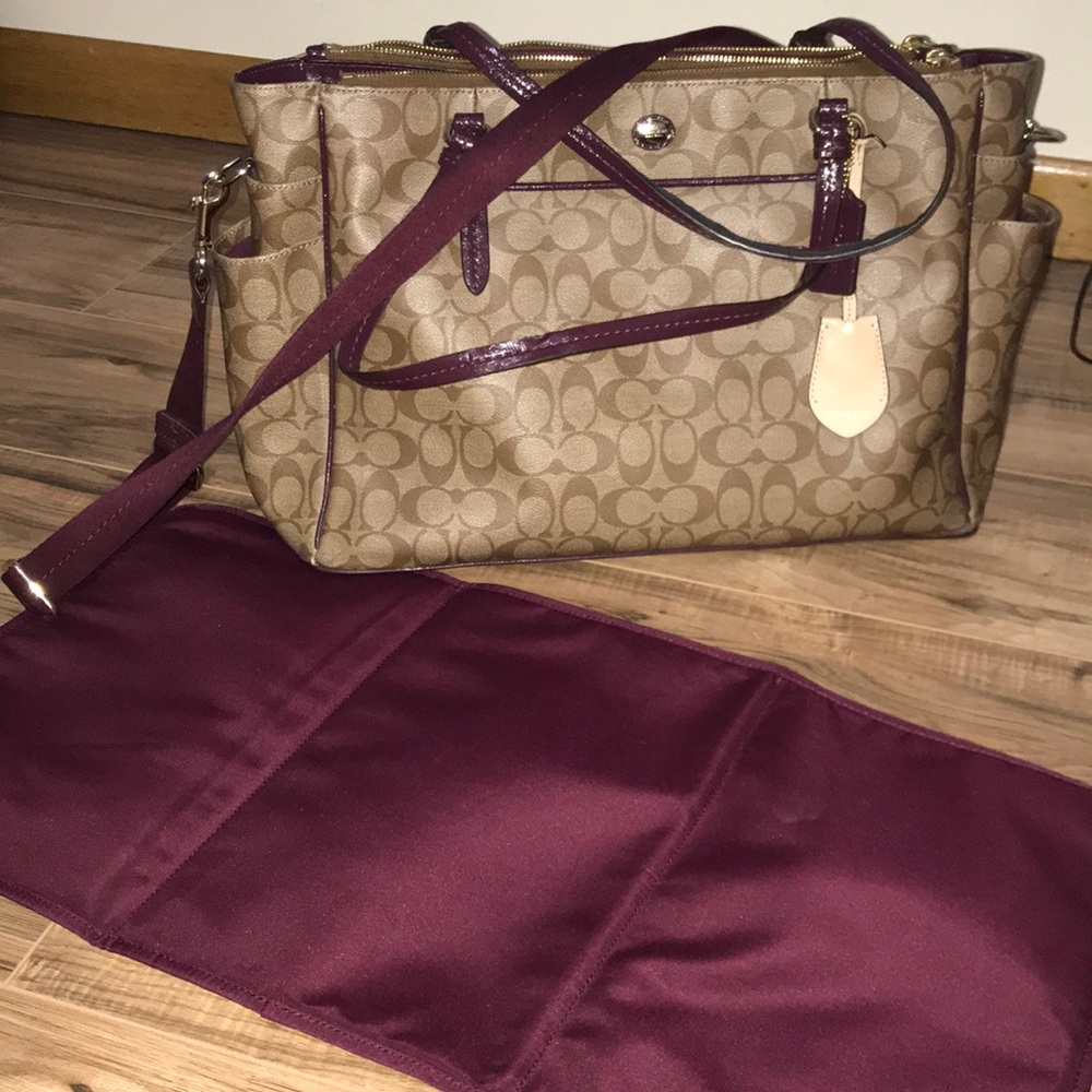Coach Diaper Bag💜 Authentic